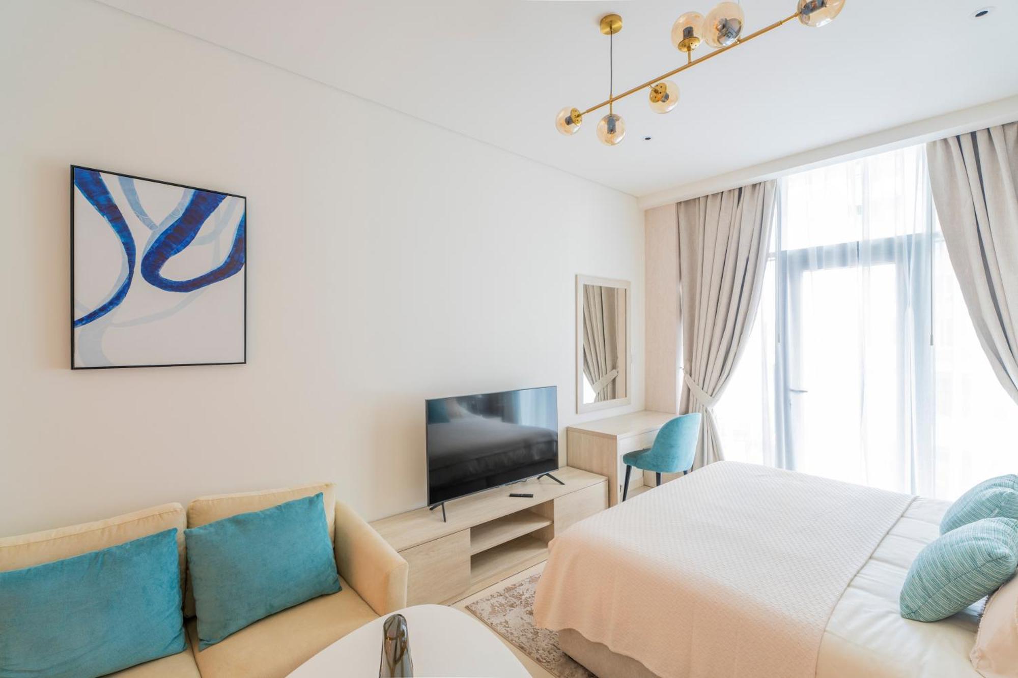 Studio With Pool And Private Beach Access On Palm Jumeirah Дубай Екстериор снимка