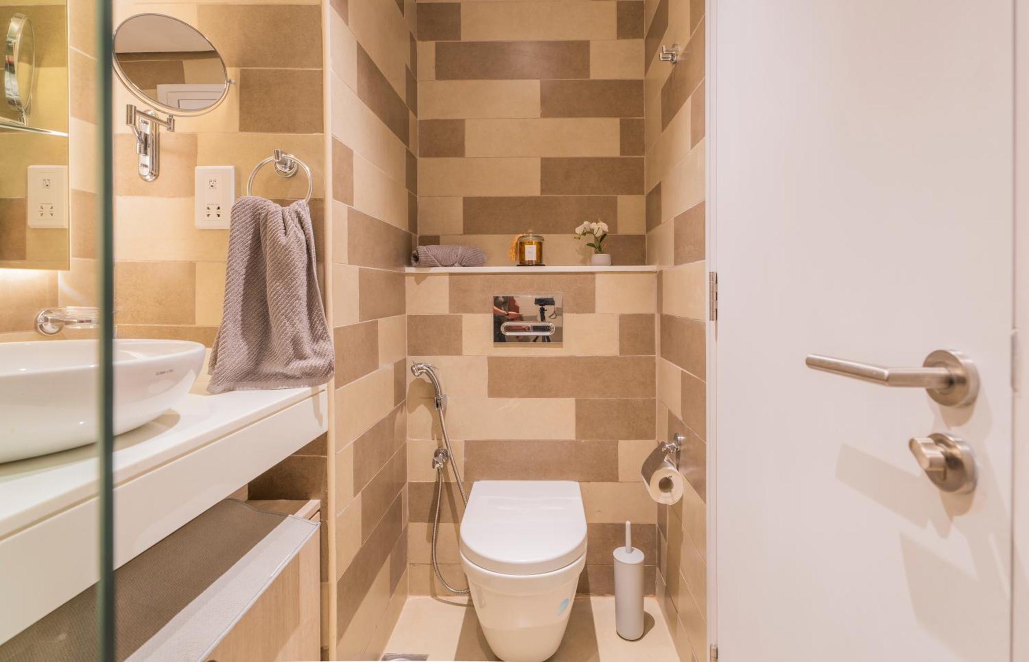 Studio With Pool And Private Beach Access On Palm Jumeirah Дубай Екстериор снимка