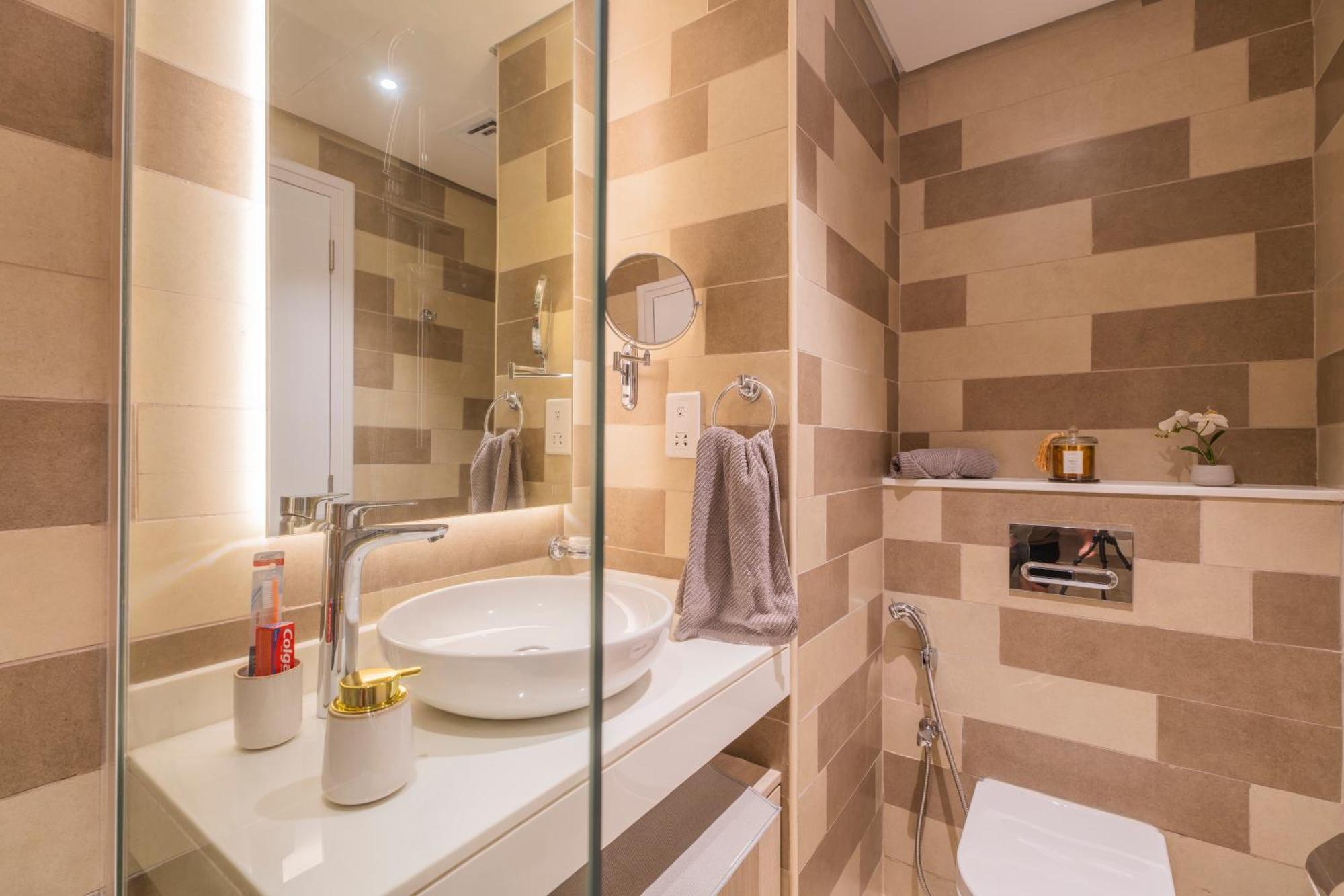 Studio With Pool And Private Beach Access On Palm Jumeirah Дубай Екстериор снимка
