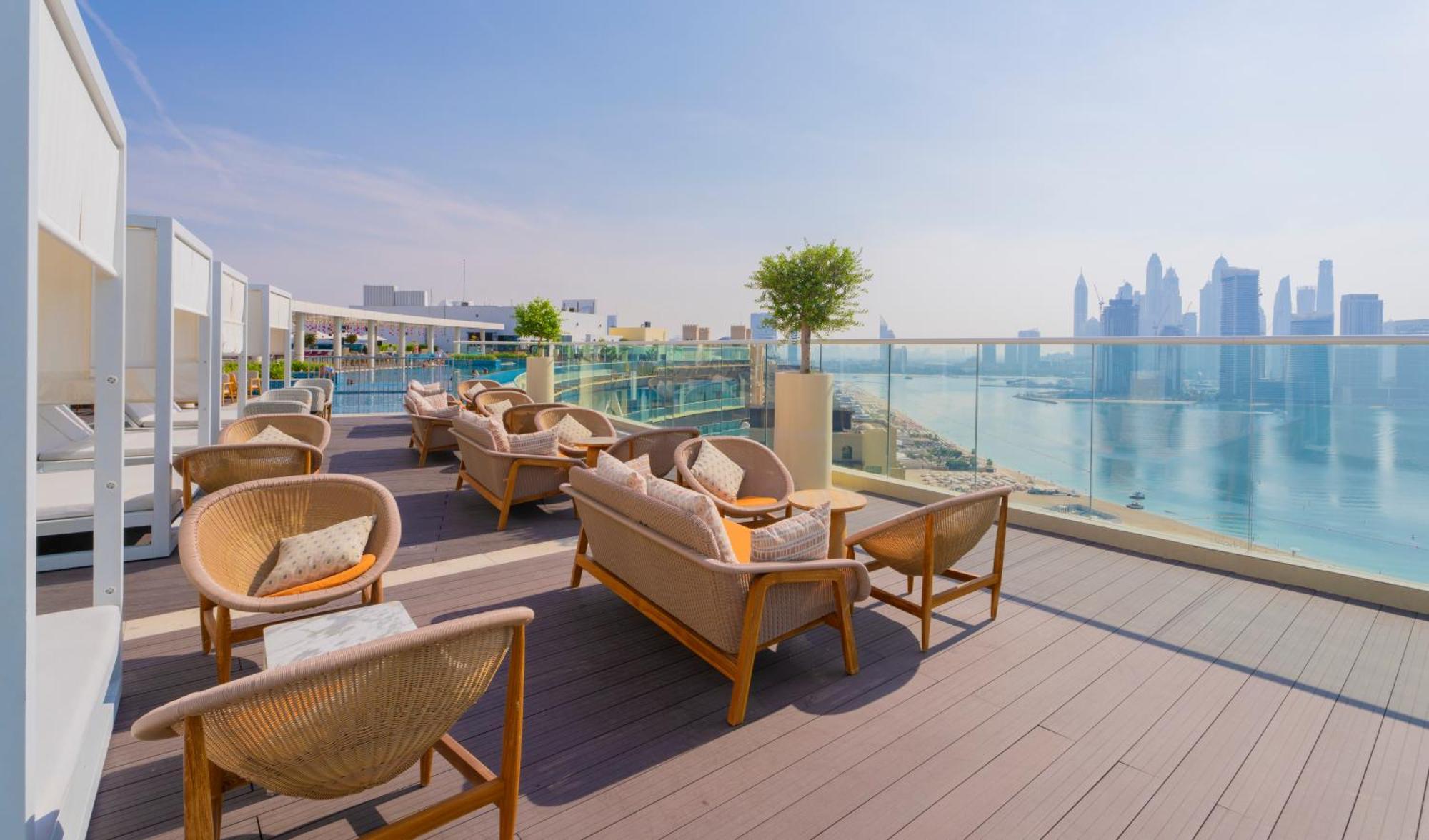 Studio With Pool And Private Beach Access On Palm Jumeirah Дубай Екстериор снимка