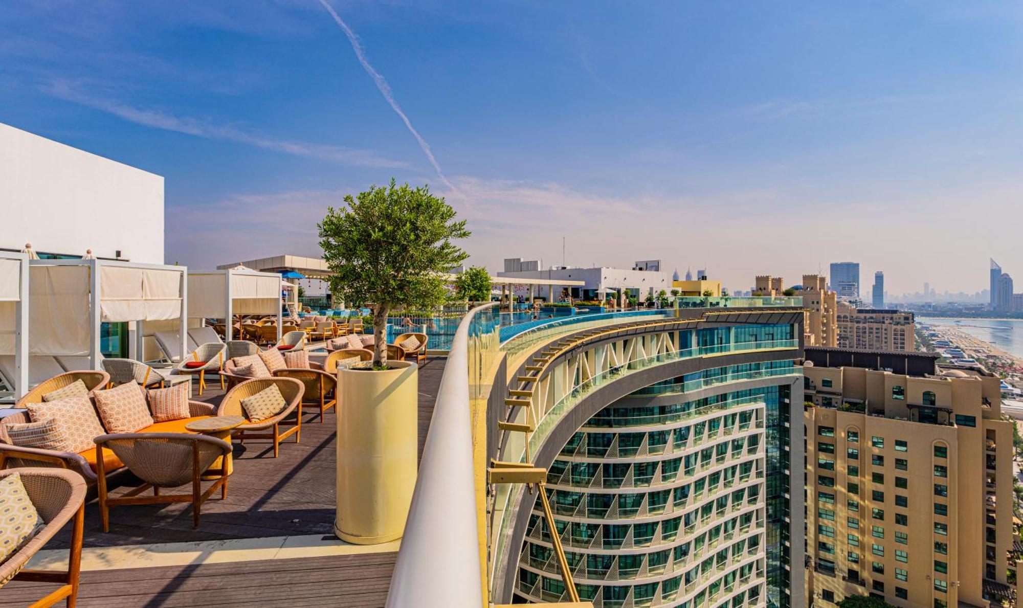 Studio With Pool And Private Beach Access On Palm Jumeirah Дубай Екстериор снимка