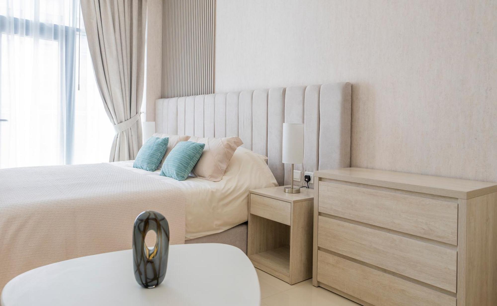 Studio With Pool And Private Beach Access On Palm Jumeirah Дубай Екстериор снимка